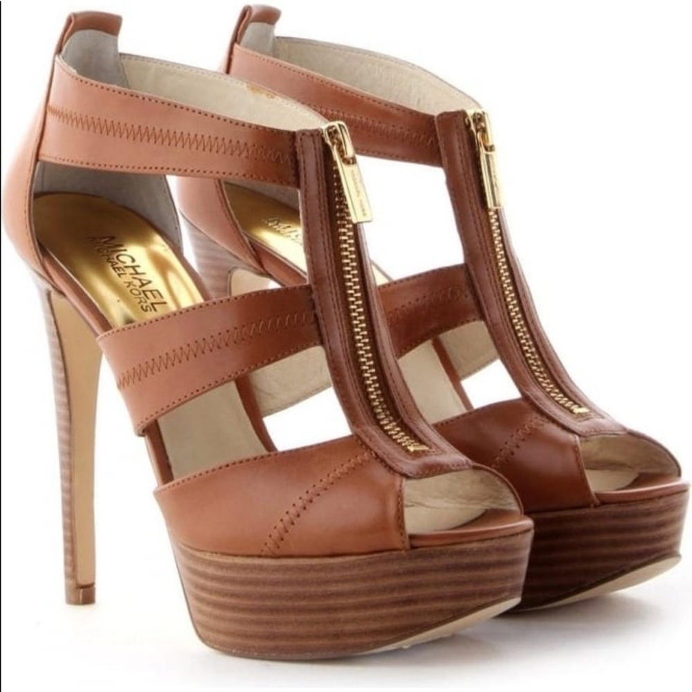 NEW! Michael Kors Berkeley Platform heels sz 7 M